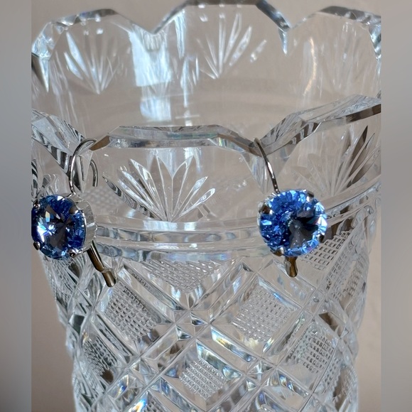 Sabika-Inspired Earrings - Light Sapphire - NWT - Picture 3 of 7